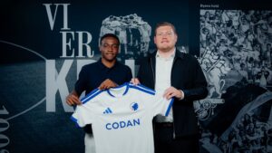 Mikel Alex bliver præsenteret i FC København