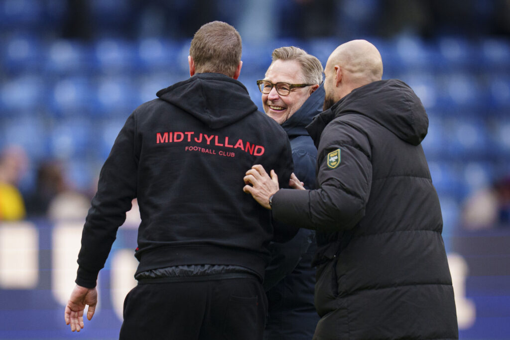 Claus Steinlein sammen med Kristian Bach Bak og Mike Tullberg.