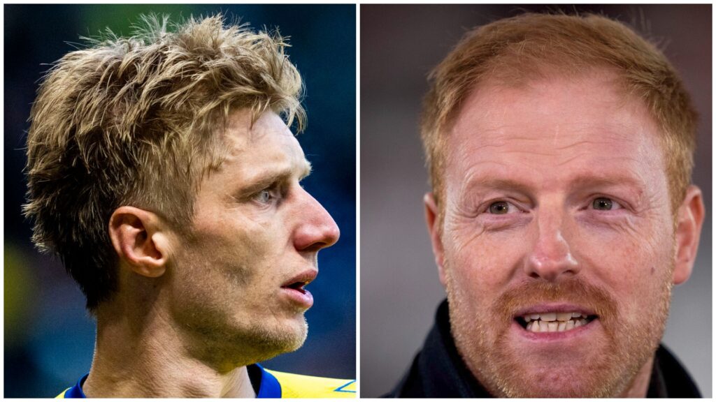 Daniel Wass og Benjamin Schmedes i en kollage.