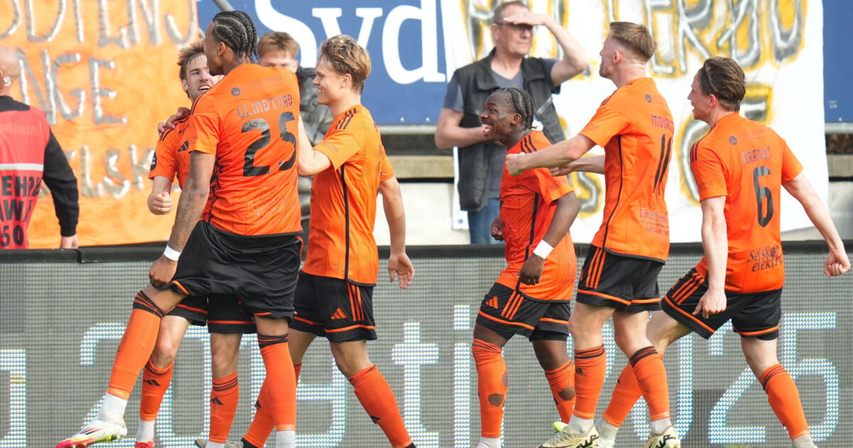 Hillerød på vej mod Superligaen efter sen scoring Foto: Liselotte Sabroe/Ritzau Scanpix