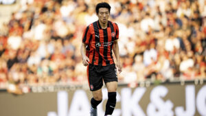 Lee Han-beom i kamp for FC Midtjylland.
