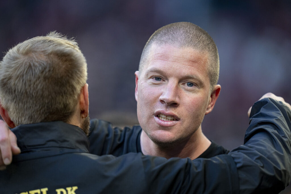 Mike Tullberg efter pokalfinalen.