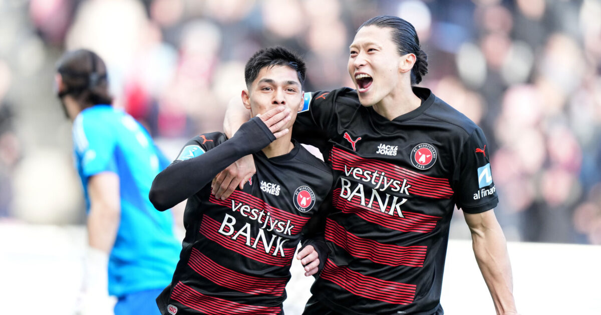 Stjernens sidste storkamp? FCK er en god rival Darío Osorio i foråret 2024, sekunder efter han scorede et flot langskudsmål mod FC København. Foto: Henning Bagger/Ritzau Scanpix