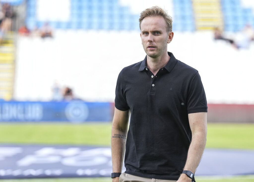 Henrik Jensen efter en kamp i spidsen for FC Midtjylland.