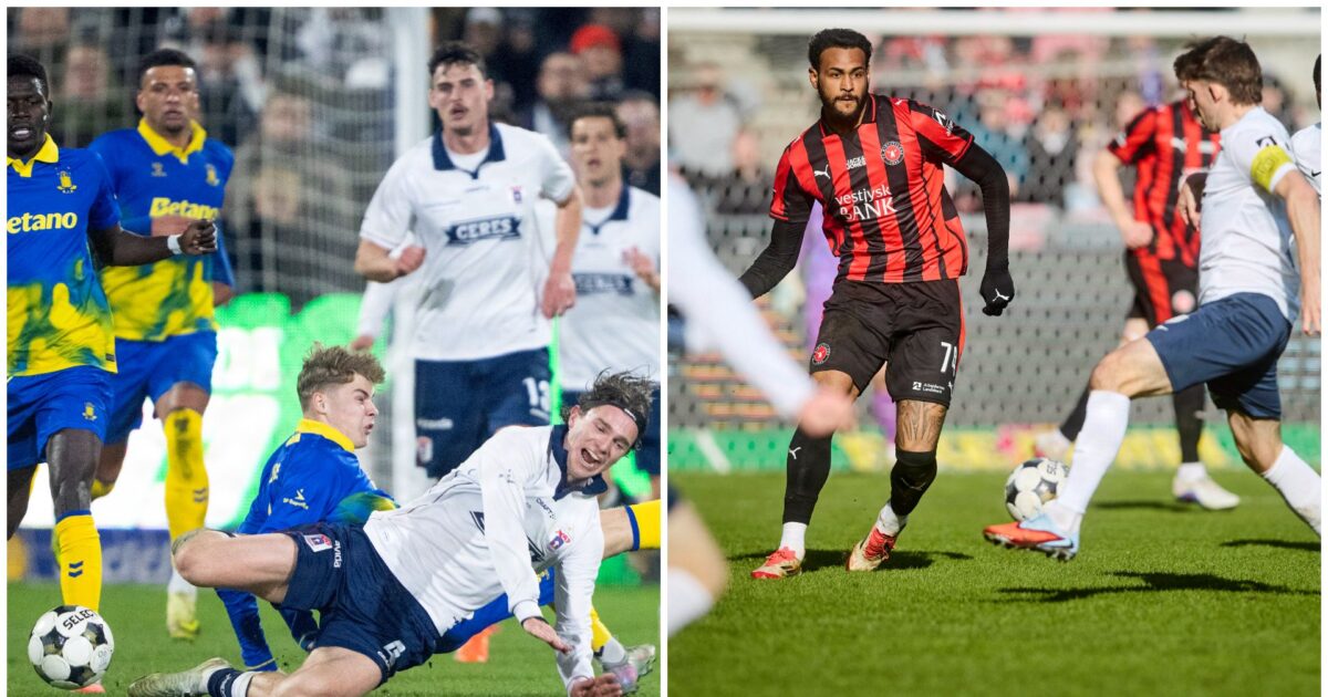 Gyser! Så sløje er AGF og FCM i Brøndby og Farum Fotos: Bo Amstrup/Ritzau Scanpix og Mikkel Berg Pedersen/Ritzau Scanpix
