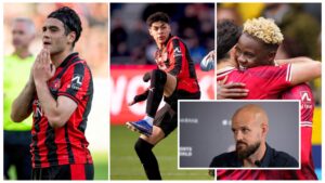 FCM spillere Kristian Bak Dario Osorio Aral Simsir Franculino