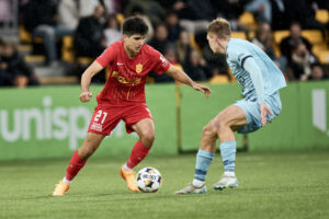 Zidan Sertdemir i aktion for FC Nordsjælland.