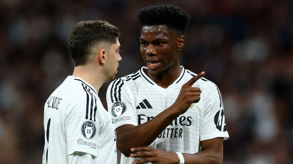 Aurelien Tchouameni og Federico Valverde