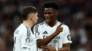 Aurelien Tchouameni og Federico Valverde