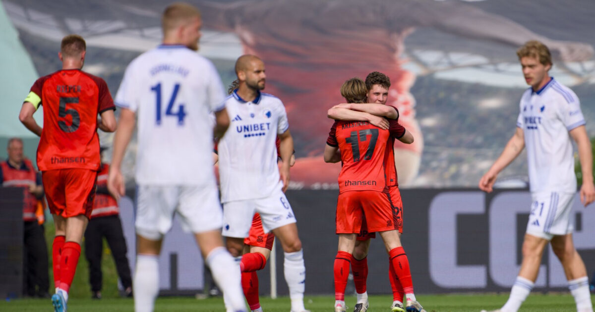Fredericia-anfører efter FCK-kamp: Vi mistede to point Foto: Frank Cilius/Ritzau Scanpix