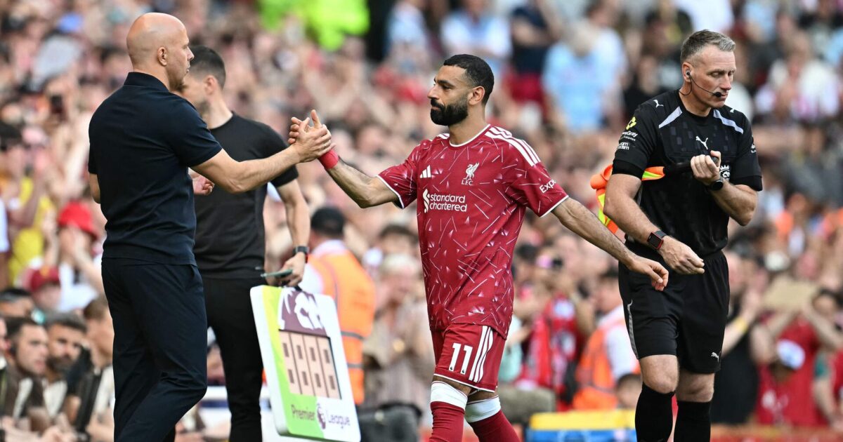 Sidste kamp for Liverpool: Se Salah sige farvel til Anfield Foto: Paul Ellis/AFP/Ritzau Scanpix