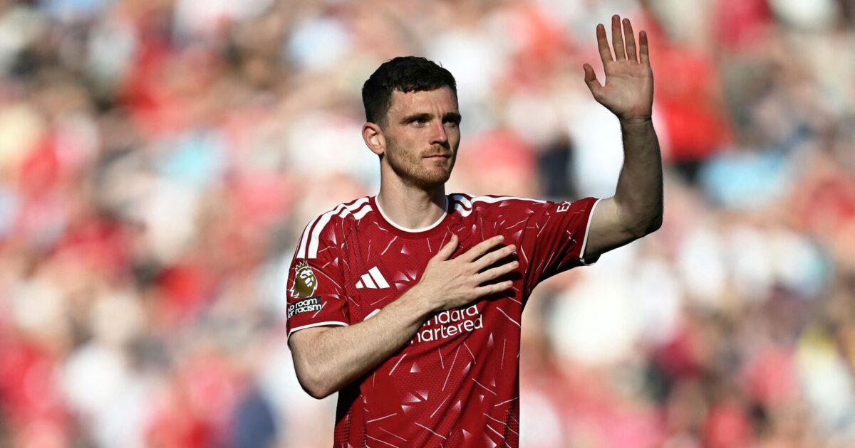 Høj klasse: Robertson hylder rivalerne i egen afsked Foto: Photo by Paul ELLIS 