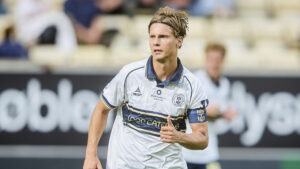 Casper Winther i kamp for Lyngby