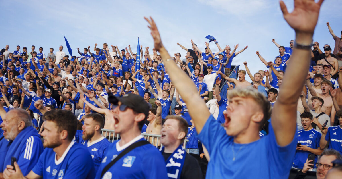 Velkommen tilbage: Stort drop sender Lyngby i Superligaen Foto: Liselotte Sabroe/Ritzau Scanpix