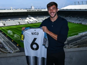 Nico Gonzalez præsenteres i Newcastle United.