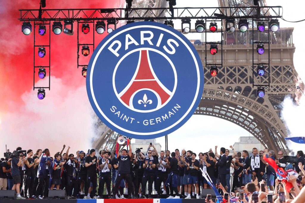 PSG fejrer Champions League.