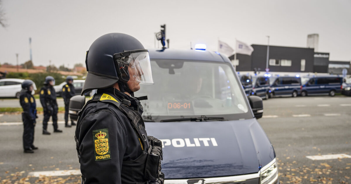 Politiet indfører visitationszone til Brøndby-brag mod AGF Foto: Mads Claus Rasmussen/Ritzau Scanpix