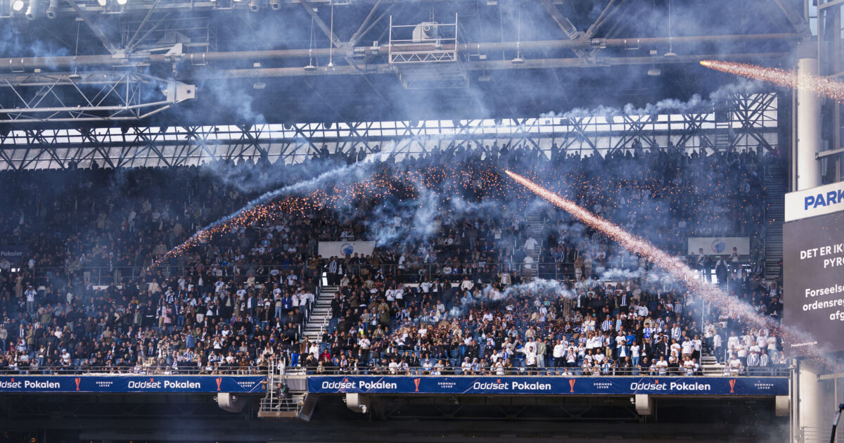 Kære venner: Drop raketter og øretæver til Brøndby-FCK Foto: Liselotte Sabroe/Ritzau Scanpix