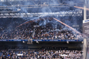 FC Københavns fans i Parken til pokalfinalen.