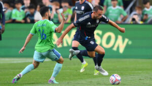Marcus Ingvartsen i aktion for San Diego.