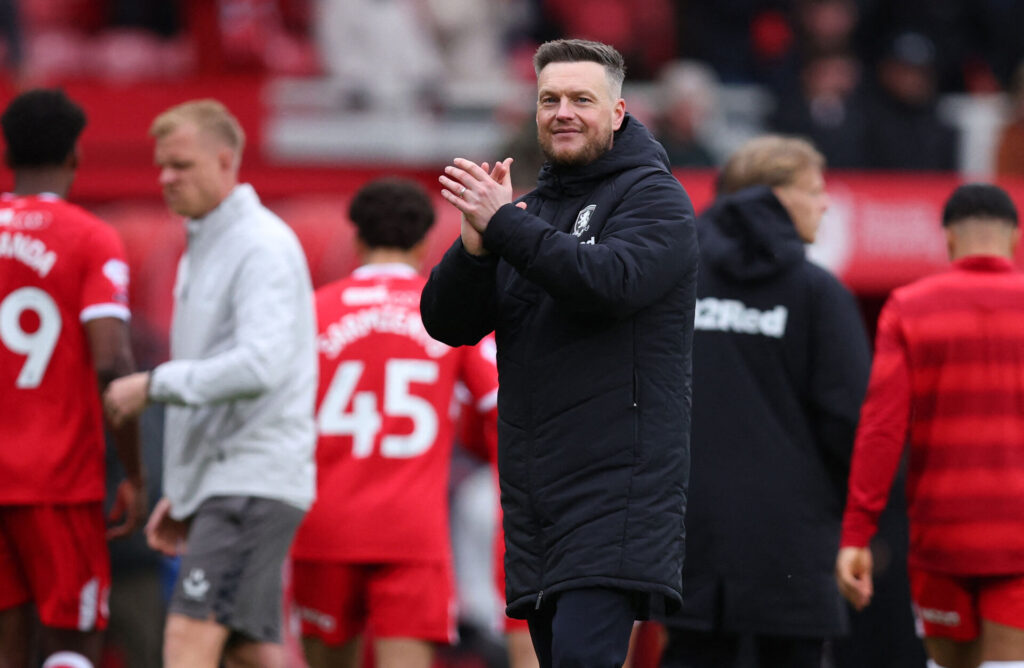 Middlesbroughs cheftræner.