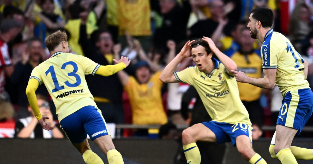 Southampton klar til Wembley – hurtig retur til PL i sigte Foto: Ritzau Scanpix/REUTERS