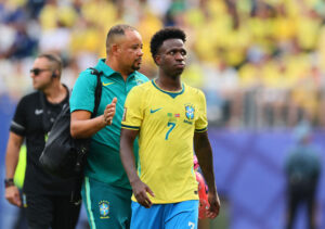Vinicius Junior under VM for Brasilien.