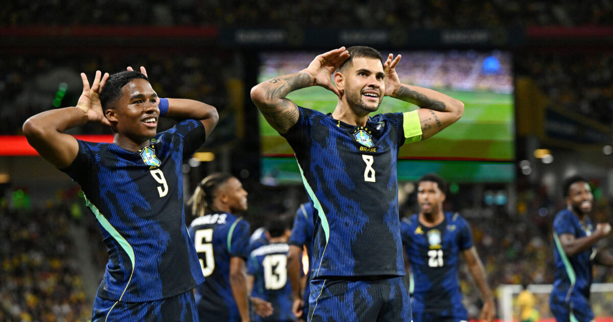 LIVE: Strålede sammen med Nartey – nu vil han væk Soccer Football - International Friendly - Australia v Brazil - Suncorp Stadium, Brisbane, Australia - September 29, 2026 Brazil's Bruno Guimaraes celebrates scoring their third goal with Endrick DARREN ENGLAND/AAP Image via REUTERS ATTENTION EDITORS - THIS IMAGE WAS PROVIDED BY A THIRD PARTY.NO RESALES.NO ARCHIVES. AUSTRALIA OUT. NEW ZEALAND OUT TPX IMAGES OF THE DAY