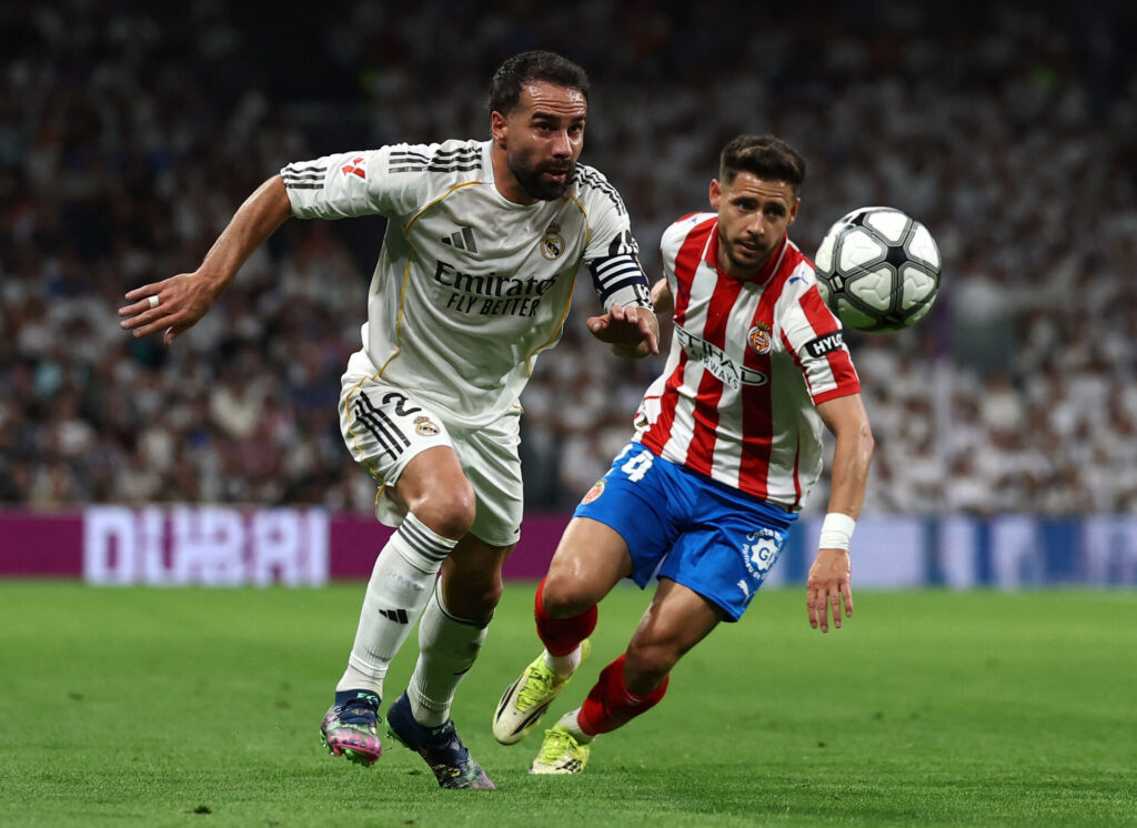 Dani Carvajal løber.