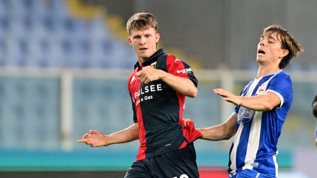 Morten Frendrup spiller for Genoa