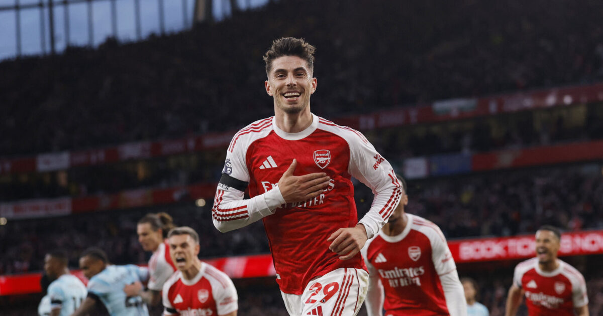 Arsenal sejrer snævert – men skulle Havertz have haft rødt? Foto: Action Images via Reuters/Andrew