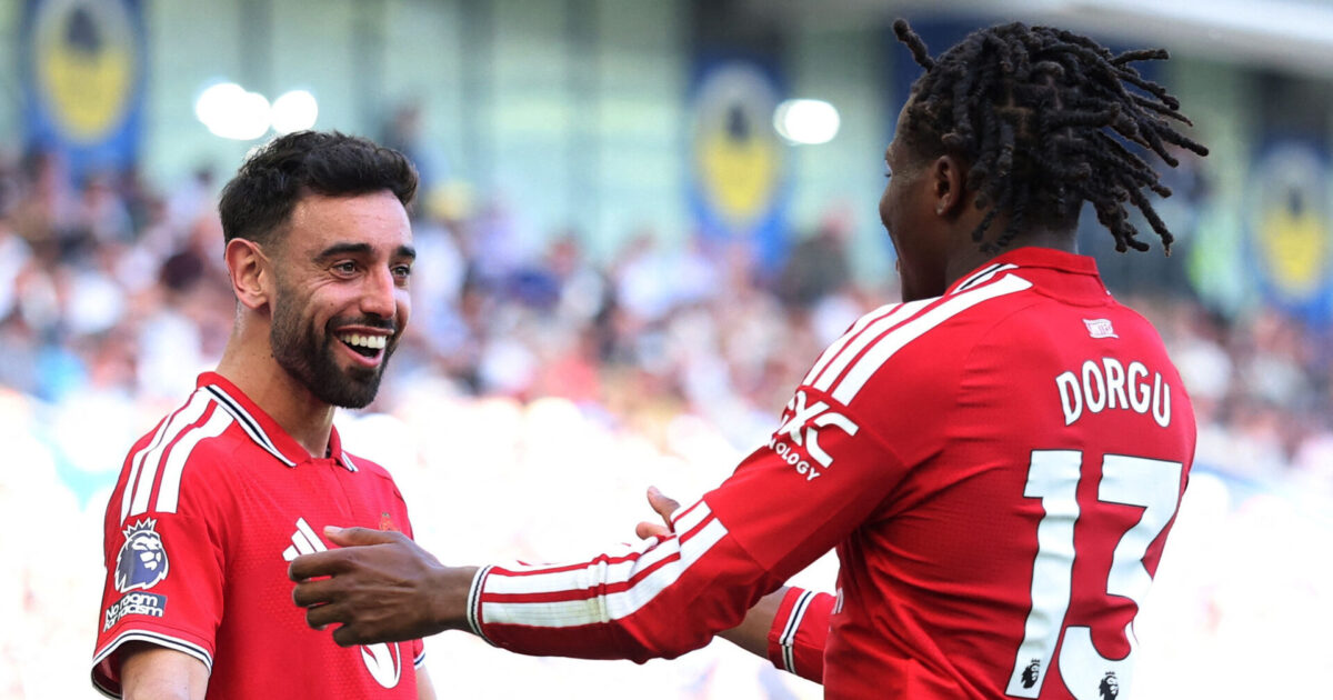 Dorgu og Fernandes sætter perfekt punktum for United Foto: Ritzau Scanpix/REUTERS