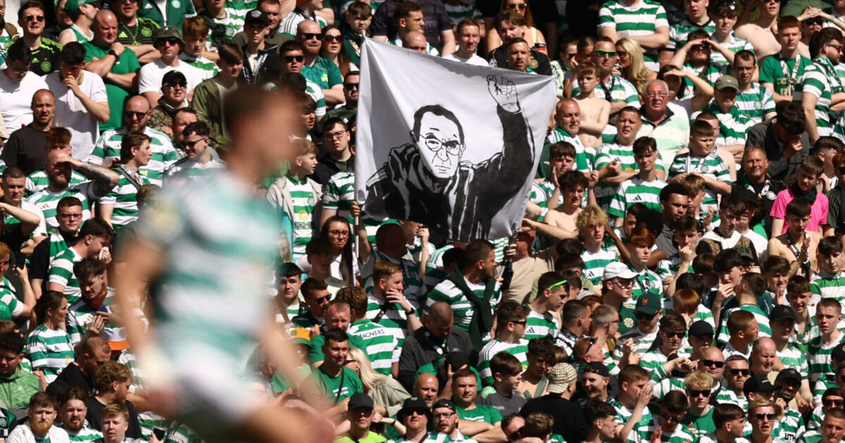 Vikarens triumf: Celtic vinder the double Foto: Action Images via Reuters/Lee