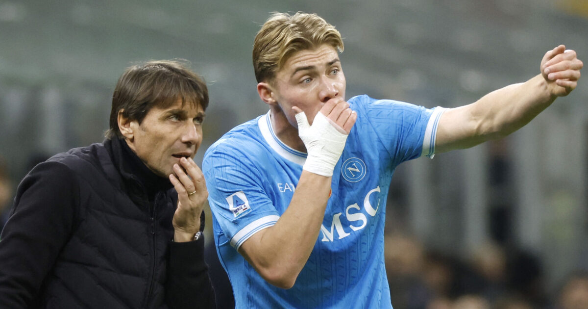 Bekræftet: Rasmus Højlund skal have ny træner i Napoli Foto: Ritzau Scanpix/REUTERS