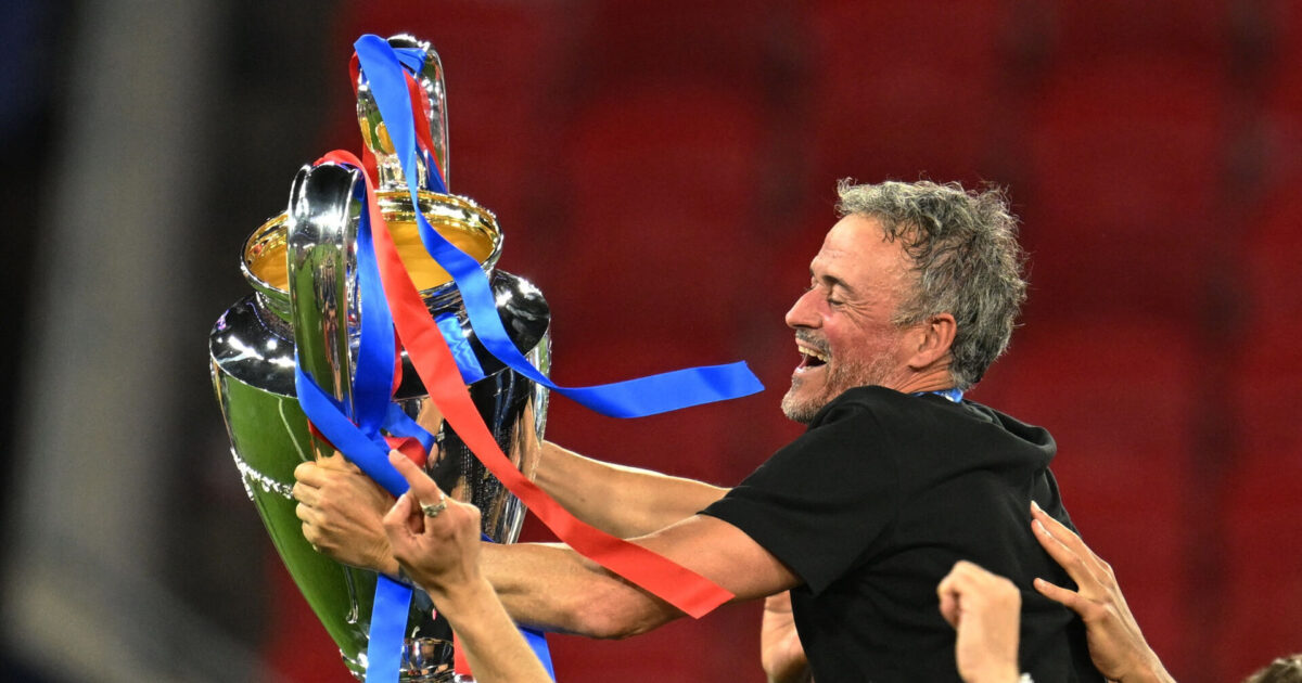 Enrique ligeglad med legendestatus efter endnu en CL-titel Foto: Ritzau Scanpix/REUTERS