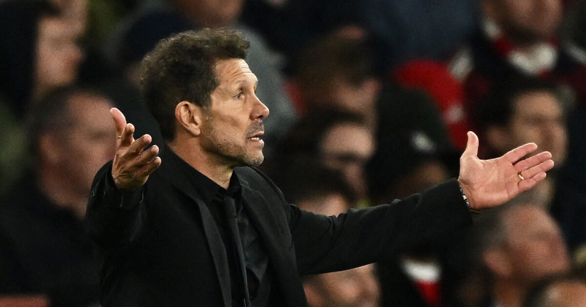 Simeone accepterer nederlag men føler sig snydt Foto: Ritzau Scanpix/REUTERS