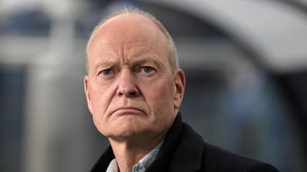 Niels Frederiksen til en Lech Poznan-kamp.