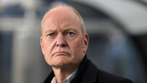 Niels Frederiksen til en Lech Poznan-kamp.