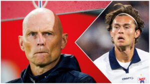 Ståle Solbakken og Markus Solbakken i samme billede.