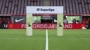 FC Nordsjællands stadion Right to Dream Park inden en Superliga-kamp i denne sæson