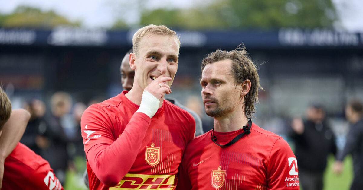 FCN’s afgørende systemskift var held i uheld Foto: Frank Cilius/Ritzau Scanpix