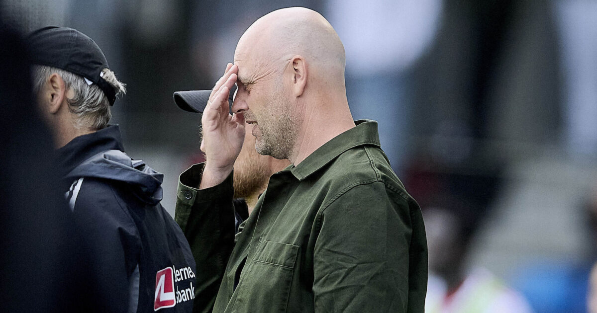 – Ikke den måde, vi skal repræsentere Vejle Boldklub på Foto: Mikkel Berg Pedersen/Ritzau Scanpix