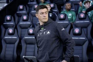 Nickolai Lund under Viborg FF's kamp mod FC Midtjylland.