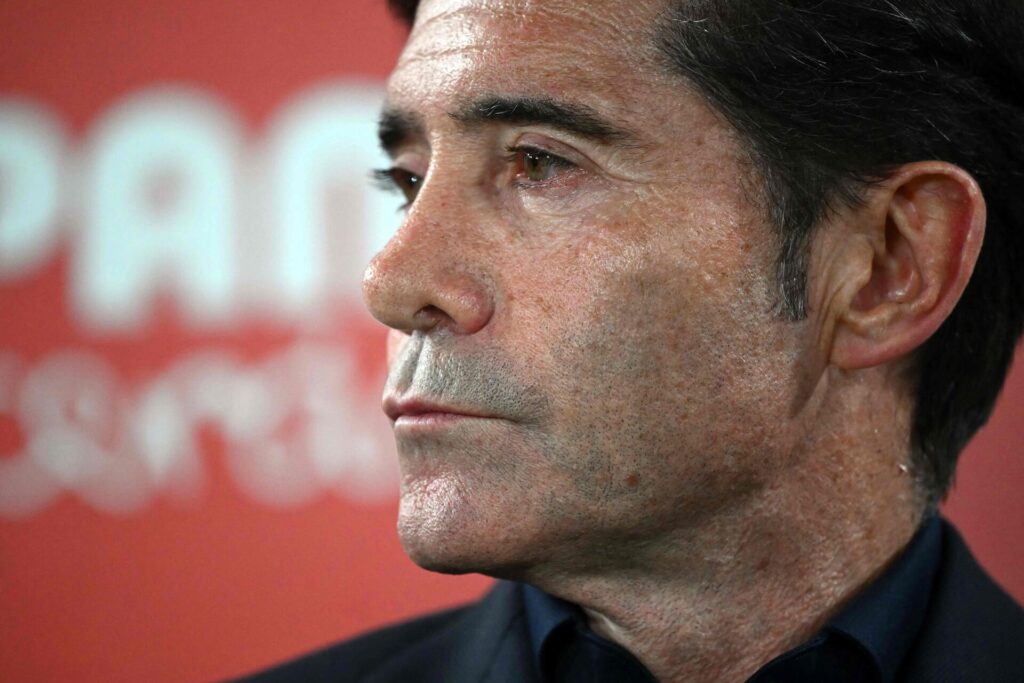Marcelino under en kamp i spidsen for Villarreal.