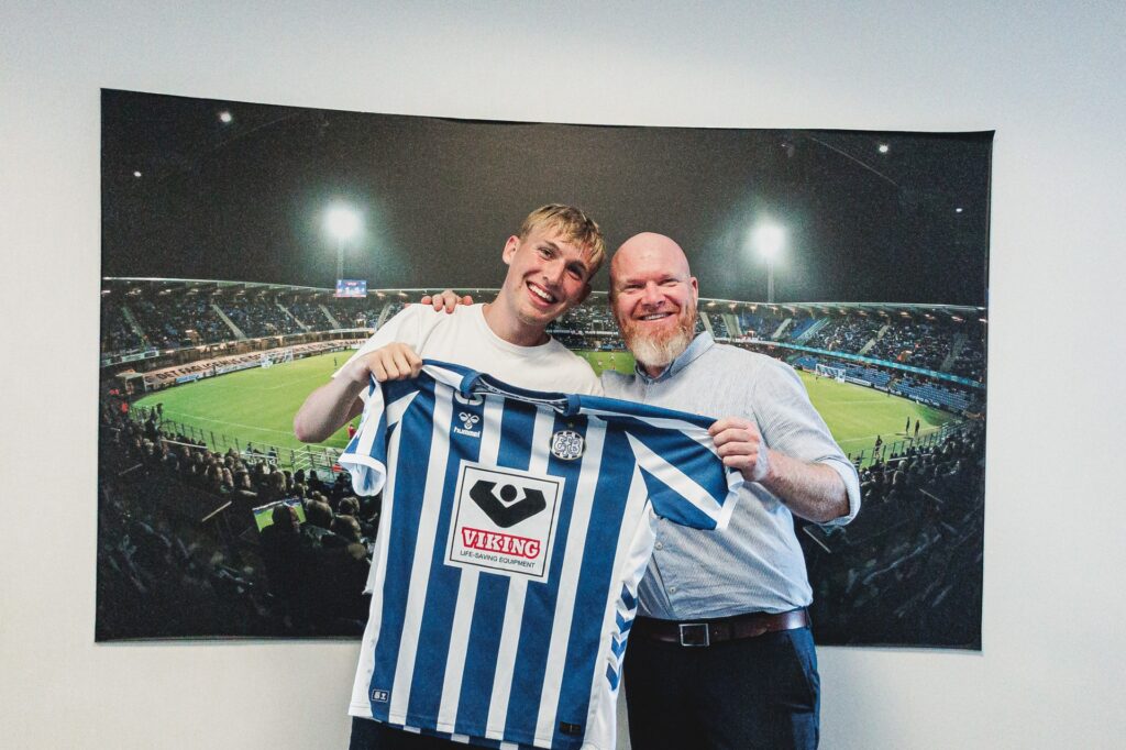 Oskar Boesen præsenteres i Esbjerg fB.