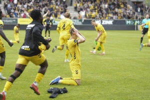 AC Horsens rykker op i Superligaen.