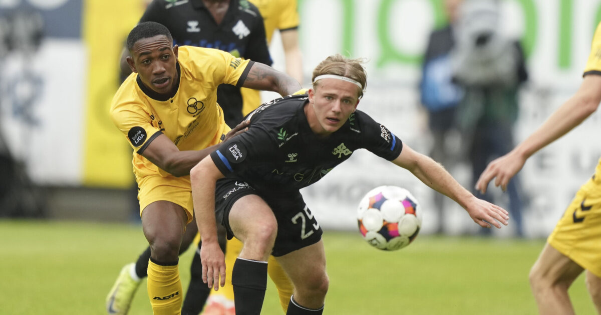 Horsens-guldfugl klar til Superligaen, men er han på vej videre? Foto: Claus Fisker/Ritzau Scanpix
