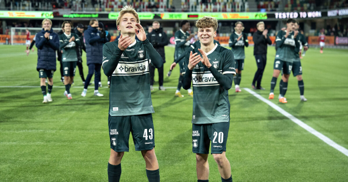 Fremtiden er lys: Her er årets ungdomsspillere i AGF Foto: Henning Bagger/Ritzau Scanpix