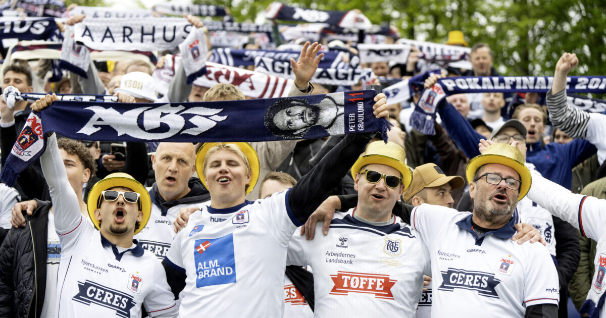 Over 3000 tilskuere så AGF’s showkamp på Djursland Foto: Bo Amstrup/Ritzau Scanpix