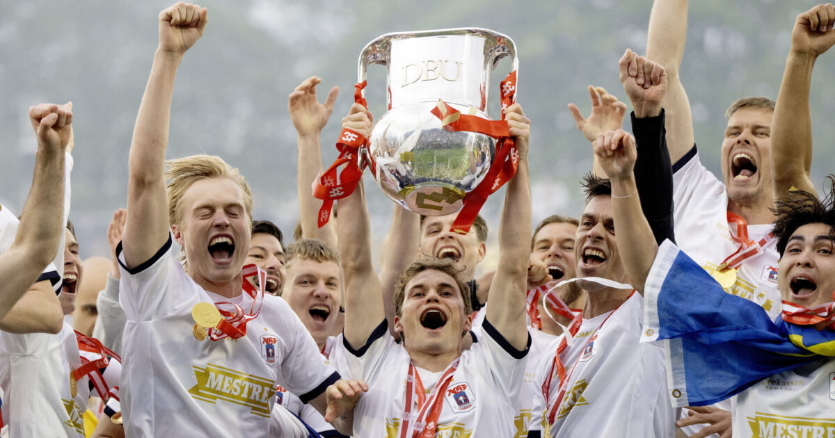 Skræklodtrækning for AGF i Champions League Foto: Bo Amstrup/Ritzau Scanpix